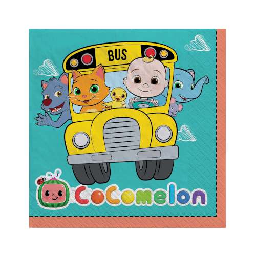 Cocomelon Lunch Napkins - Click Image to Close